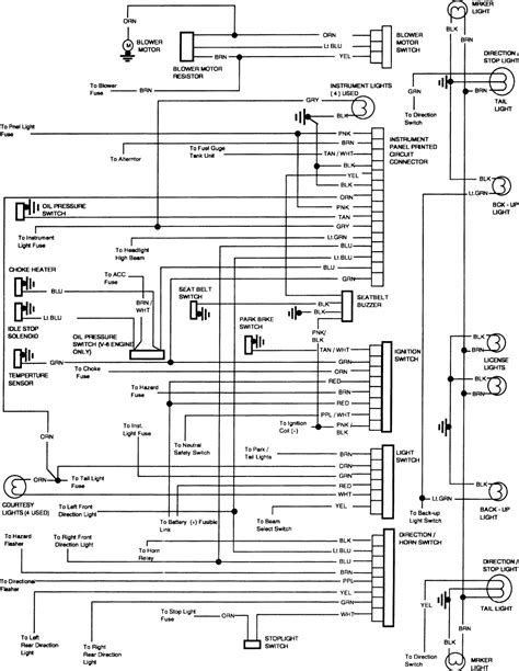 gm truck wiring diagram diagram